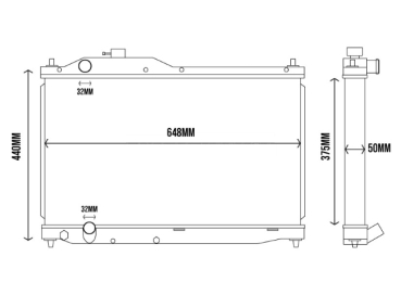 Tegiwa Radiateur aluminium Honda S2000 AP1