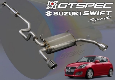 GTSPEC Auspuffanlage Suzuki Swift Sport NZ 10-17