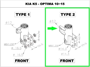 K-Sport Gewindefahrwerk Sport Kia Optima 10-15 Type 2