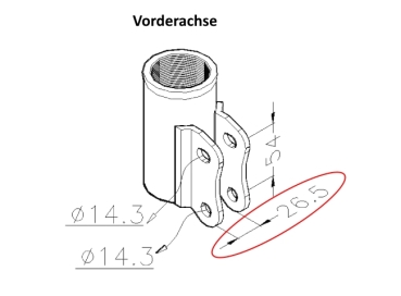 K-Sport combiné fileté Sport Nissan Micra K13 10-17 support d'axe AV AV 26.5mm