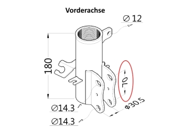 K-Sport combiné fileté Sport Nissan Cube Z12 10-11 support d'axe AV 70mm