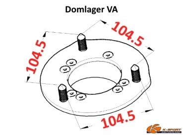 K-Sport Gewindefahrwerk Street Toyota Camry 01-06 VA 104.5mm