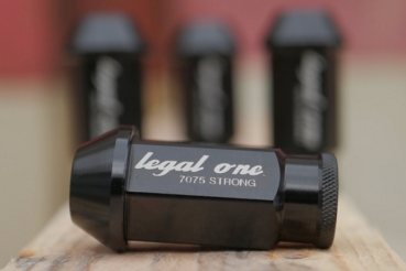 Legal One Lug Nuts Kegelbund M12x1.5 schwarz