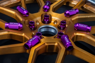 Legal One Lug Nuts Kugelbund M12x1.25 lila