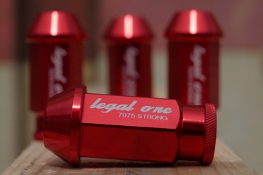 Legal One Lug Nuts Conico M12x1.5 rosso