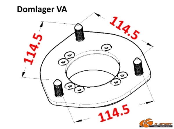 K-Sport Gewindefahrwerk Street Toyota Camry 96-01 VA 114.5mm