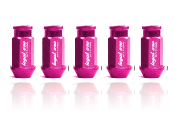 Legal One Lug Nuts Kugelbund M12x1.25 pink