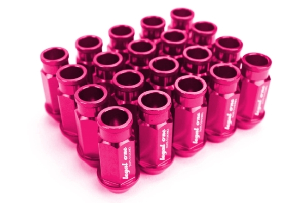 Legal One Lug Nuts Kugelbund M12x1.25 pink